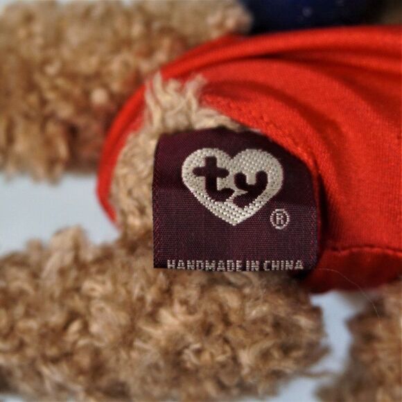 Ty Beanie Babies Allura Bear Swim Ring Retired Plush Toy 1993 Attic Treasures - Picture 9 of 10